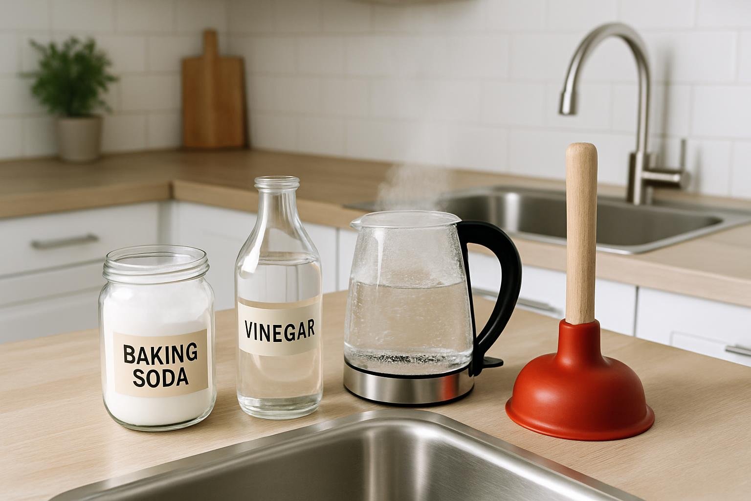 Métodos caseiros para desentupir pia