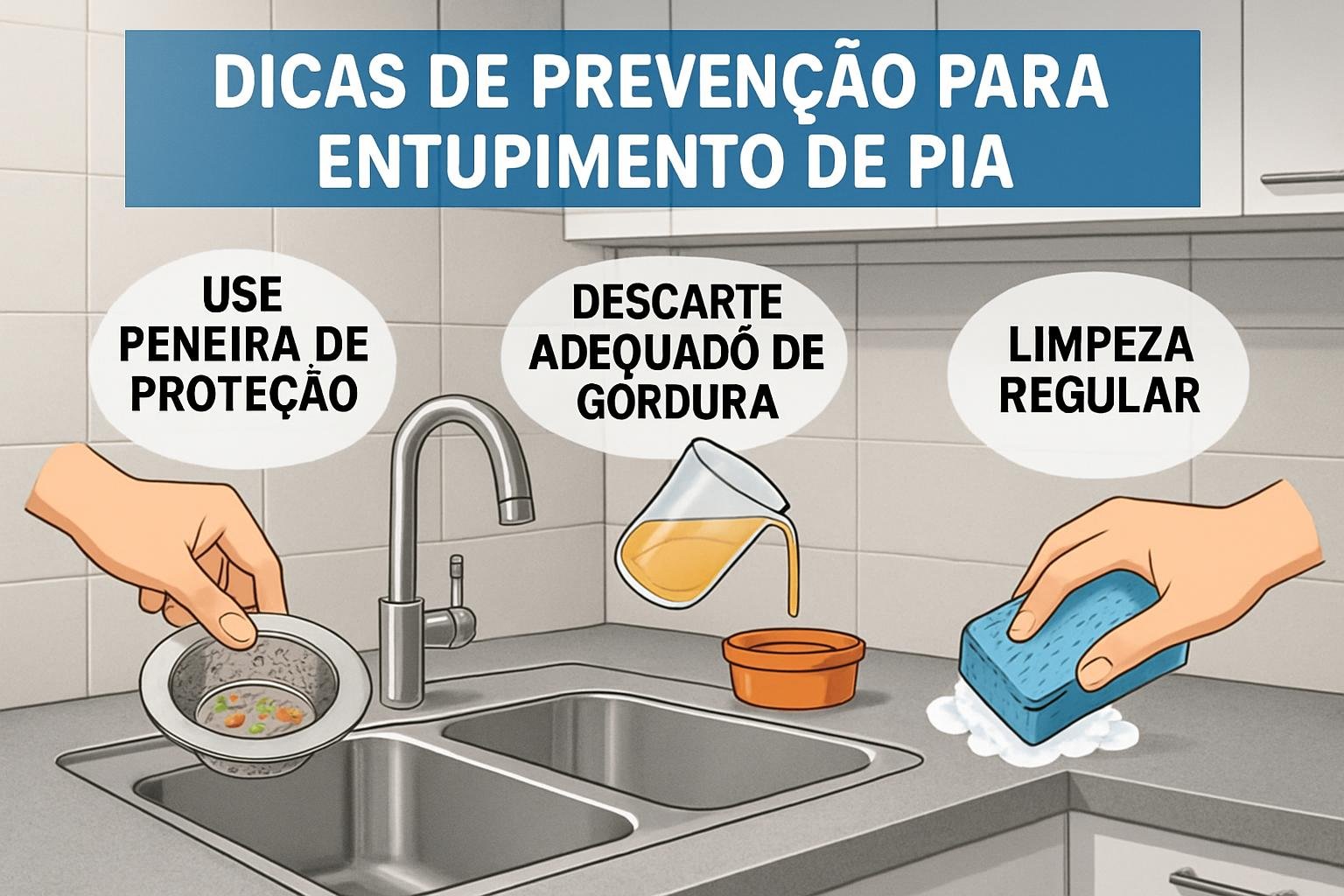 Como prevenir entupimentos
